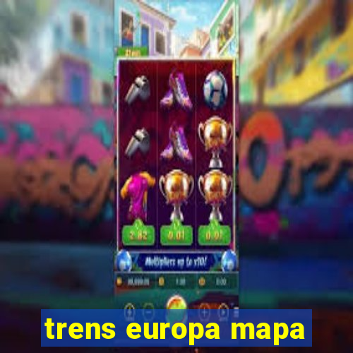 trens europa mapa